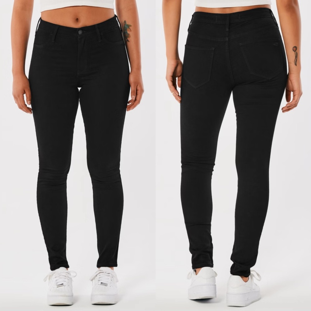 Hollister Women's High Rise Jeans - Black